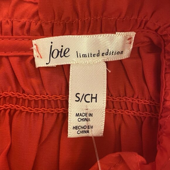 JOIE Limited Edition Womens Sleeveless Top Ruffled Neck Size S - Small - NWT$198 - Picture 13 of 16